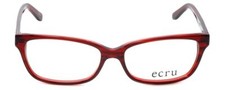 Ecru by Vivid Designer Reading Glasses Beck-005 in Red 53mm