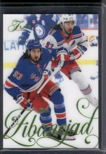 2025-26 Flair Mika Zibanejad Green /349 #84