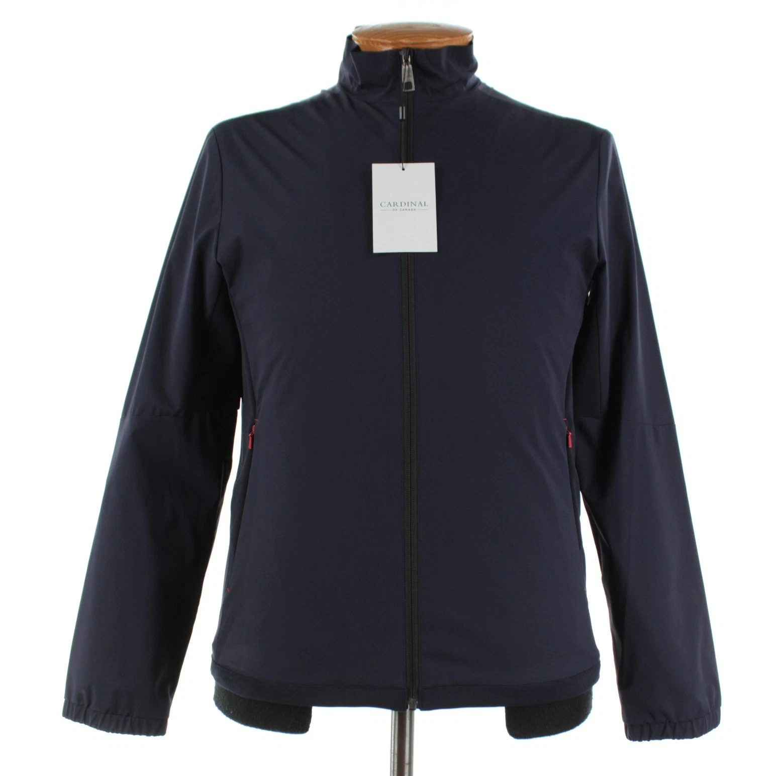 Cardinal of Canada NWT Nylon Blend Mixed Media Windbreaker Jacket Size M In Blue