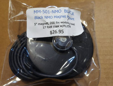 BLACK NMO MAGNET 5"  NEW  