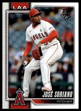 2026 Topps Jose Soriano Los Angeles Angels #319