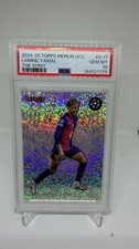 2025 Topps Chrome Merlin UEFA Lamine Yamal #S-17 The Shiny Case Hit SSP PSA 10