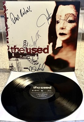The Used - Self-Titled (FULLY SIGNED COVER) Black vinyl