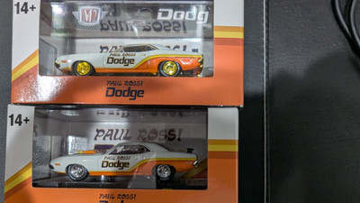 M2 Machines 1970 Dodge Challenger T/A Paul Rossi R97 CHASE AND REGULAR