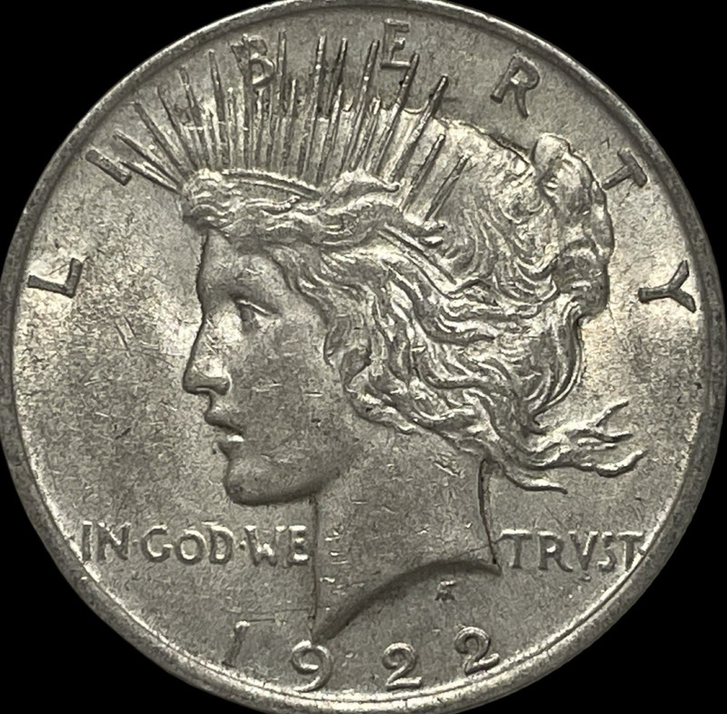 1922 Peace Dollar 90% Silver Dollar $1 Vintage Bullion Coin Philadelphia Mint