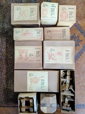 11 Yamanaka Kumiki Style Japan Wooden Puzzle Toy Collection Antique Shackman