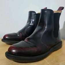 Stivali Dr. Martens Flora Chelsea donna US 9 / UK 7 EU 41 nero lucido liscio