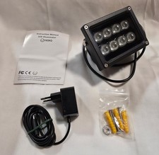 * ILLUMINATORE FARO LED NOTTURNO AD INFRAROSSI IR PER TELECAMERE SORVEGLIANZA *