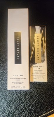 Fenty Beauty  Grip Trip Mattifying Blurring Primer & gloss bomb stix  FUSSY