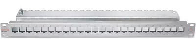 Dätwyler MS-K 24x Patchfeld für 24 RJ45 Module MS-K geschirmt (440041)