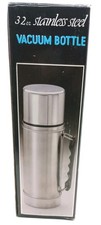 Termo de acero inoxidable botella de vacío de 32 oz con taza y mango