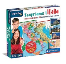 Clementoni - 16594 - Sapientino Più - Scopriamo L'Italia Smart - Puzzle Cartina