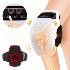Cordless Knee Massager with Heat Vibration Massage LED Screen Infrared Therapy