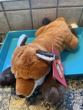 FAO SCHWARZ "Adopt A Pet" RED FOX retired 18" Plush Forest Animal NEW