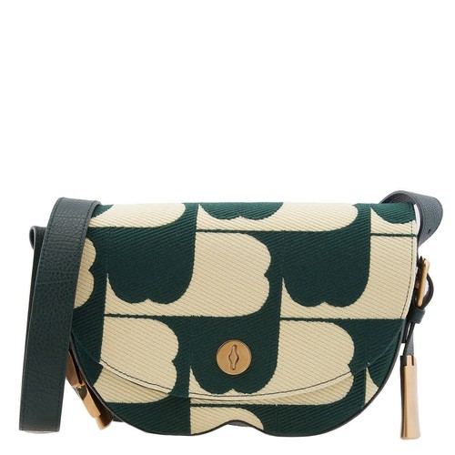 Burberry Chess Satchel Cotton Crossbody Bag 8082082
