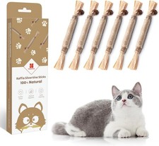 3 Pack Natural Silvervine Sticks Cat Toys Catmint Silvervine Blend Sticks Catnip