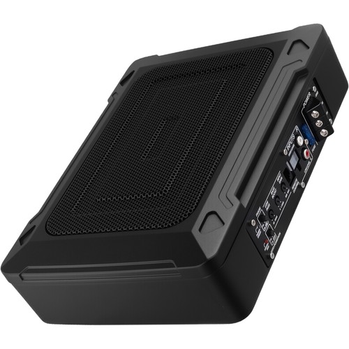 NEU 10" 1000W Kompakt Untersitz SLIM Powered Subwoofer Gehäuse - Bild 9 von 12