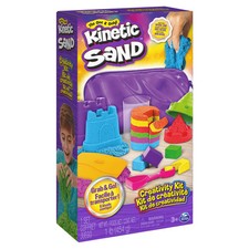 Kinetic Sand Creativity Kit   1lb Red, Blue  Yellow Play Sand with 6 Tools