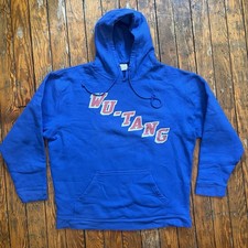 Vintage Wu Tang Clan Hoodie Sweatshirt Men  s 2XL fits XL Blue Rangers