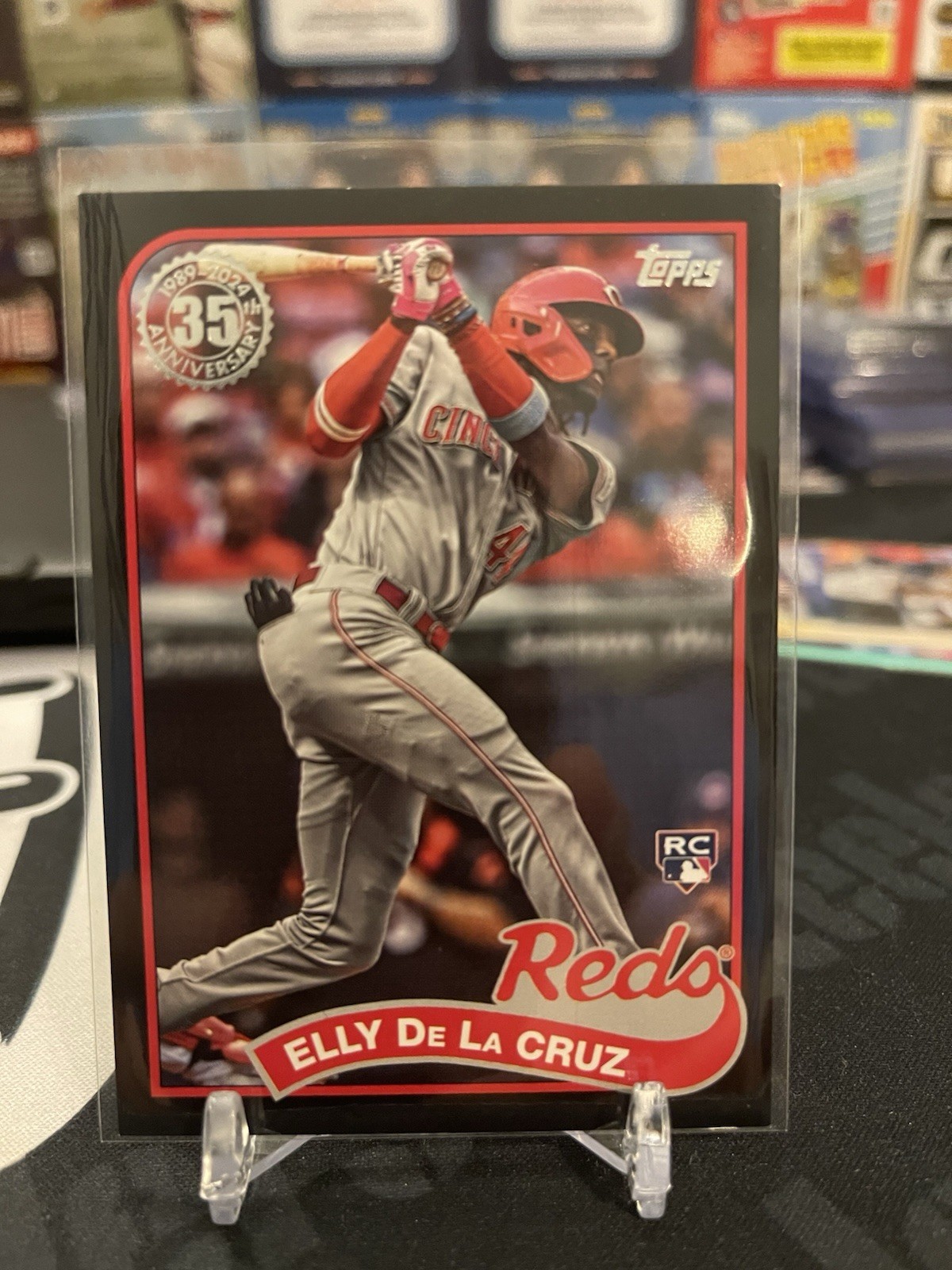 2024 Topps Series 2-1989 Topps Baseball Elly De La Cruz #89B2-34 Black /299 (RC)