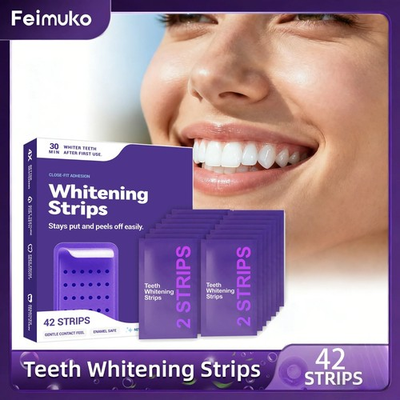 #ad DRDENT Purple Tooth Whitening Strip for Sensitive Teeth Brightens Smile Anywhere $50.99