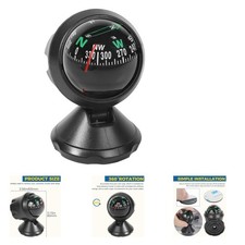 Car Compass Waterproof Abs Auto Dashboard Boat Truck Mount With Bottom Stick And Car Compass Waterproof Abs Auto Dashboard Boat Truck Mount With Bottom Stick And