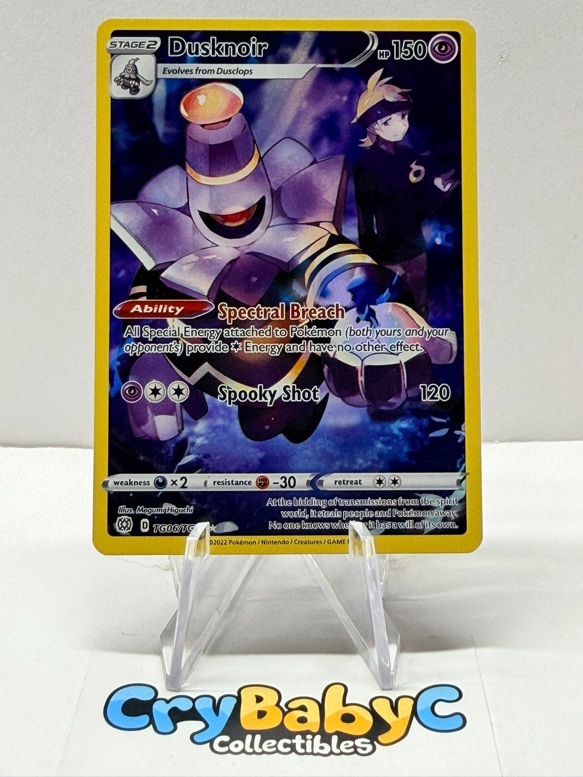 Pokemon Dusknoir TG06/TG30 Brilliant Stars Sword & Shield Trainer Gallery