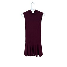 Alice and Olivia Maroon 1920's Style Sheath Dress Sz Women’s 0