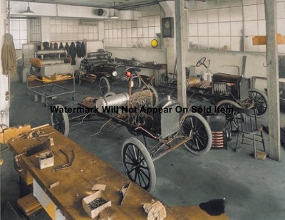 American LaFrance Factory Fire Truck Assembly Photograph Print 8.5x11''