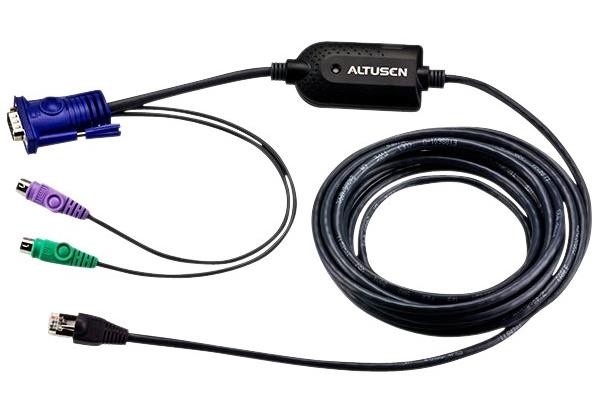 Module KA7920 ATEN VGA PS2 caractéristiques techniques câble Cat5 blindé 4.5m intégré