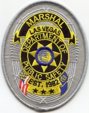 LAS VEGAS NEVADA small DPS MARSHAL POLICE PATCH