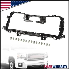 Bumper Radiator Support Grill Shutter Mounting Bracket For 2014-2018 Sierra 1500