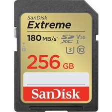 SanDisk Extreme 256 GB Class 3/UHS-I U3 SDXC