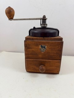 A Vintage Peugeot French Coffee Grinder in a reasonable well used condition