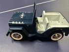 Tonka USAF Air Force Jeep Pressed Steel Toy Truck Blue Vintage Diecast 1960s USA