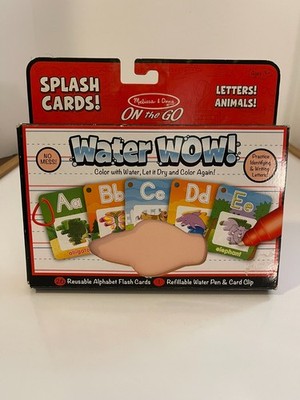 Melissa & Doug Water Wow Splash Cards Alphabet Letters Animals REPLACEMENT PARTS