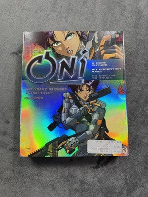 Vintage Oni PC Windows CD-ROM Game Big Box 2001 Bungie Gathering Developers