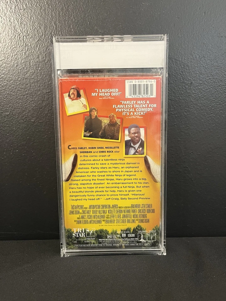 IGS 8.5-8.5 Beverly Hills Ninja VHS Movie Sealed Graded - Image 2 of 2