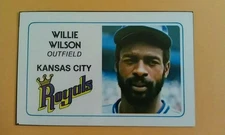 Willie Wilson Royals 1981 PERMA-GRAPHICS PROOF SQUARE CORNERS WOW