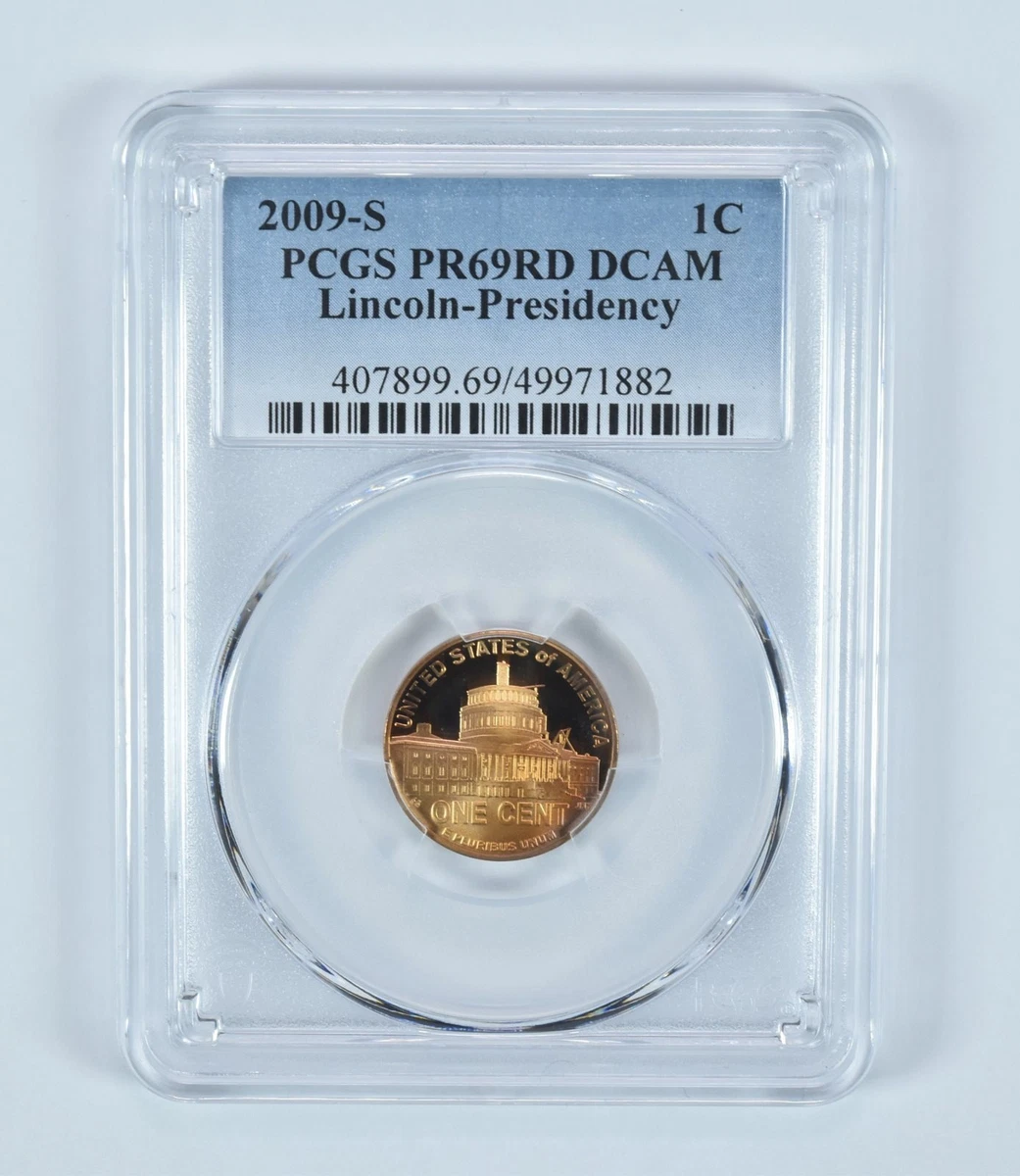 【美品】PCGS 2009-Sコイン PR69RD DCAM PR 69 Graded Lincoln Bicentennial US Small Cents (2009) for sale