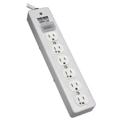 Tripp Lite Sps610hgra Outlet Strip, Surge, Hospital Grade, 6 5-15R-Hg,