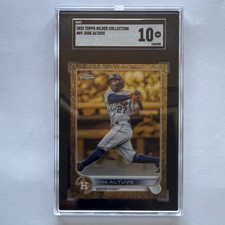 2022 Topps Gilded Collection Jose Altuve #89 SGC 10 /99 Houston Astros