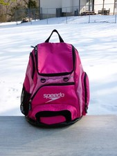 Speedo Teamster Backpack 35L Pink Waterproof Wet Compartment Swim Bag Only