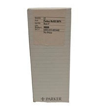 Lot of 12 Parker Ball Pen Refills 30335 Red Ink Fine Point Vintage NOS USA