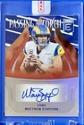 2022 Panini Elite, Matthew Stafford Passing the Torch Auto, Rams #d /49 Sealed