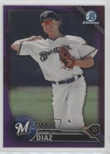 2016 Bowman Chrome Prospects Purple Refractor 121/250 Isan Diaz #BCP232 i6j