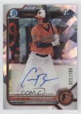2022 Bowman Chrome Prospect Atomic Refractor /100 Collin Burns #CPA-CBS Auto ka6