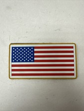 London Bridge Trading PVC Color American Flag Patch Large 5x2.75 Hook & Loop