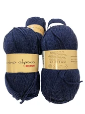Mixed lot! Knit Picks Shadow Merino & Bremont Camino Alpaca 8 skeins. blue, New!