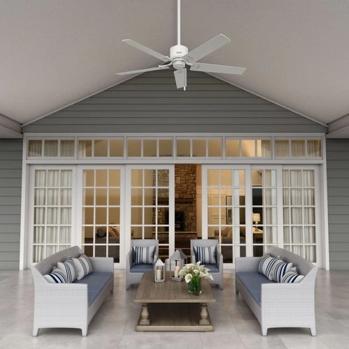 Hunter Fans - Windbound 52-Inch Damp Rated Ceiling Fan And Pull Chain - Picture 2 of 2